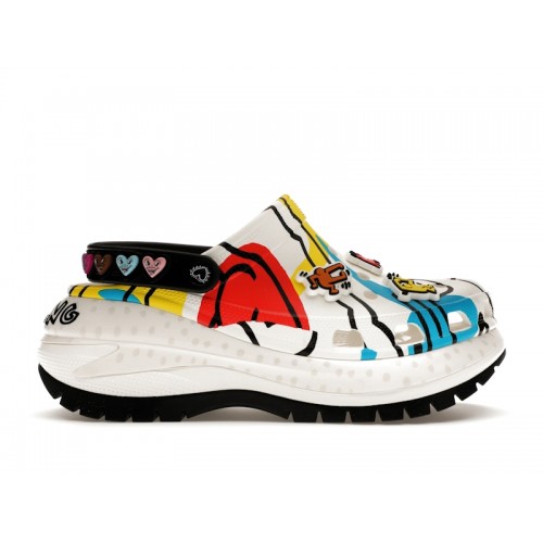 Crocs Classic Mega Crush Clog Keith Haring - мужская сетка размеров