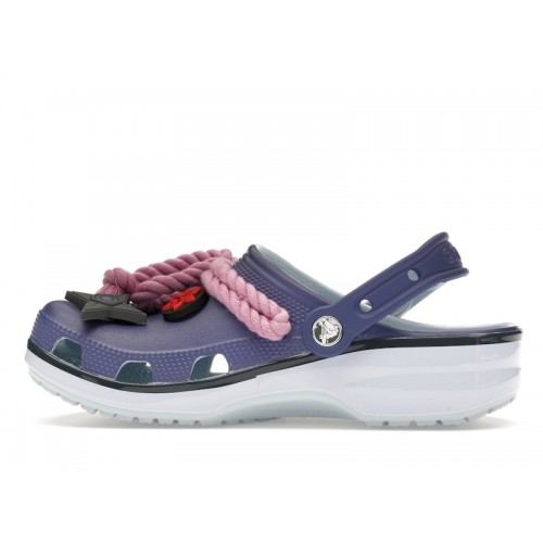 Crocs Naruto Sasuke Classic Clog Blue Purple - мужская сетка размеров