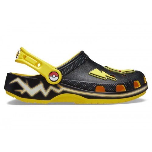 Crocs Classic Clog Pokémon Pikachu (2024) (TD) - детская сетка размеров