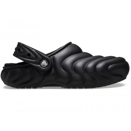 Crocs Classic Overpuff Lined Clog Black - мужская сетка размеров