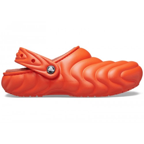 Crocs Classic Overpuff Lined Clog Lava - мужская сетка размеров