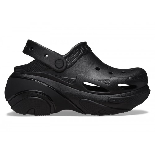 Crocs Bubble Crush Clog Triple Black - мужская сетка размеров
