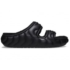 Crocs Classic Cozzzy Overpuff Sandal Black