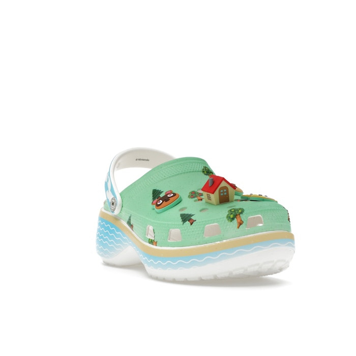 Nintendo x Crocs Wmns Classic Platform Clog Animal Crossing - женская сетка размеров Nintendo x Crocs Wmns Classic Platform Clog Animal Crossing - женская сетка размеров