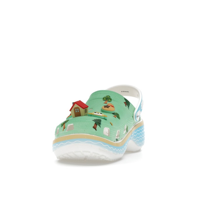 Nintendo x Crocs Wmns Classic Platform Clog Animal Crossing - женская сетка размеров Nintendo x Crocs Wmns Classic Platform Clog Animal Crossing - женская сетка размеров