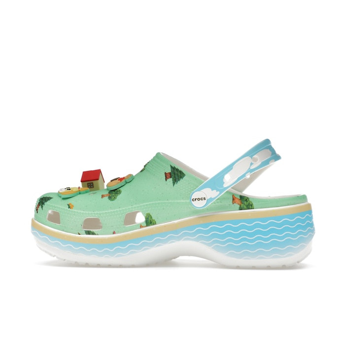 Nintendo x Crocs Wmns Classic Platform Clog Animal Crossing - женская сетка размеров Nintendo x Crocs Wmns Classic Platform Clog Animal Crossing - женская сетка размеров