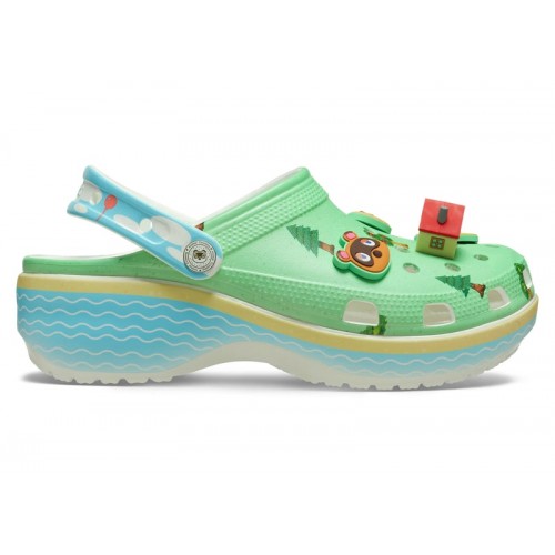 Crocs Classic Platform Clog Animal Crossing (W) - женская сетка размеров