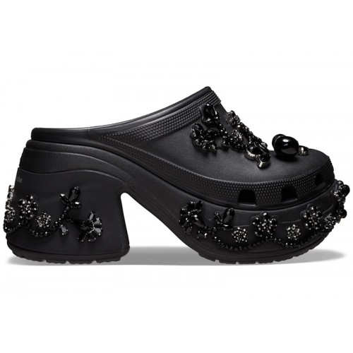 Crocs Siren Clog Simone Rocha Black - мужская сетка размеров