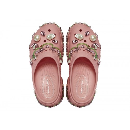 Crocs Siren Clog Simone Rocha Powder Pink - мужская сетка размеров
