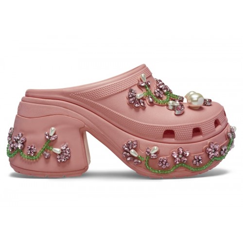 Crocs Siren Clog Simone Rocha Powder Pink - мужская сетка размеров