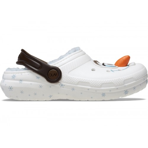 Crocs Classic Lined Clog Disney Frozen Olaf (Kids) - детская сетка размеров