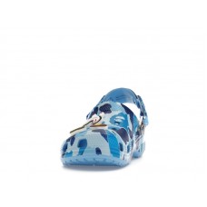 Детские Crocs Classic Clog A Bathing Ape ABC Camo Blue (Kids)