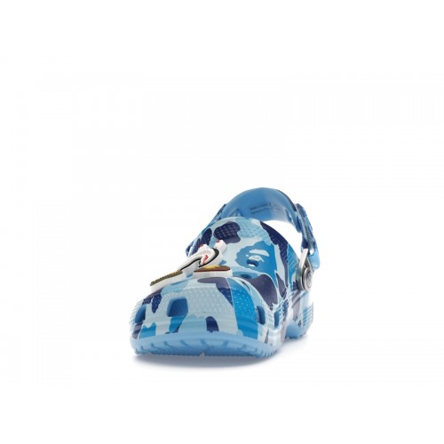 Crocs Classic Clog A Bathing Ape ABC Camo Blue (Kids) - детская сетка размеров