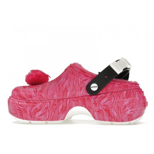Crocs Stomp Lined Clog Fortnite Cuddle Team Leader - мужская сетка размеров