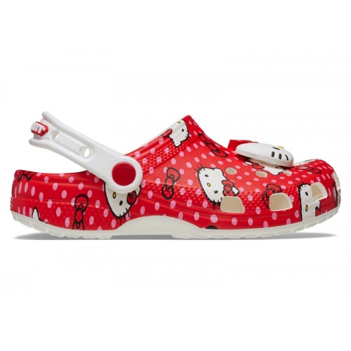 Crocs Classic Clog Hello Kitty Red Polka Dots (TD) - детская сетка размеров