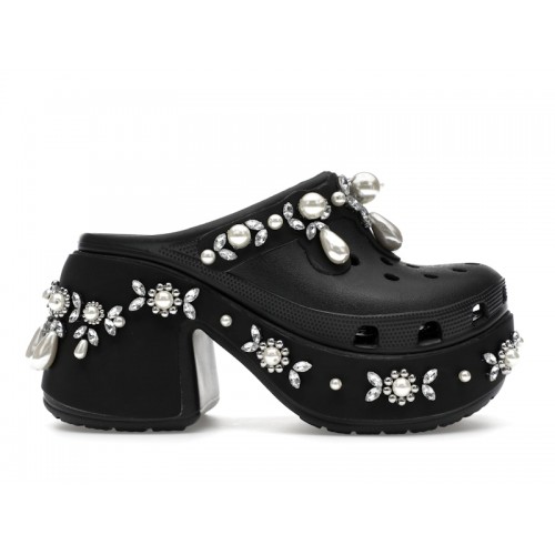 Crocs Siren Clog Simone Rocha Spiked Black - мужская сетка размеров