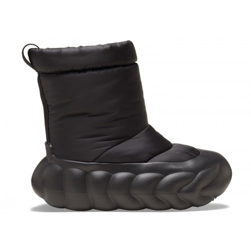 Crocs Overpuff Boot Black - мужская сетка размеров