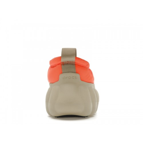 Crocs Overpuff Shorty Shocking Orange - мужская сетка размеров