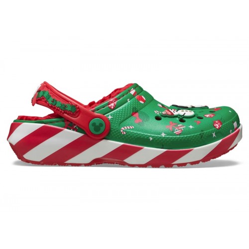 Crocs Classic Lined Clog Disney Mickey Mouse Holiday (TD) - детская сетка размеров