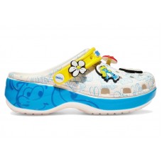 Женские Crocs Classic Platform Clog The Smurfs (W)