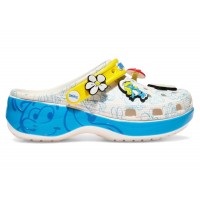 Женские Crocs Classic Platform Clog The Smurfs (W)