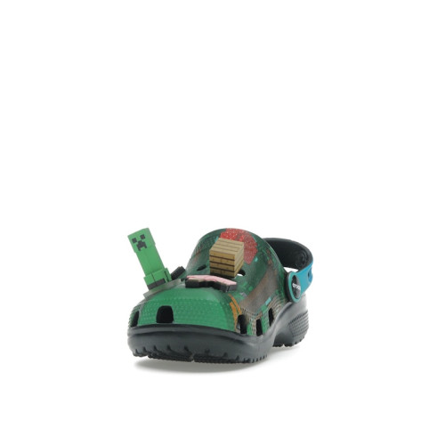 Minecraft x Crocs Classic Clog Kids Green Blue - детская сетка размеров Minecraft x Crocs Classic Clog Kids Green Blue - детская сетка размеров