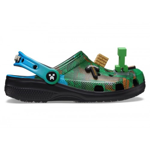Crocs Classic Clog Minecraft Dark Forest (Kids) - детская сетка размеров