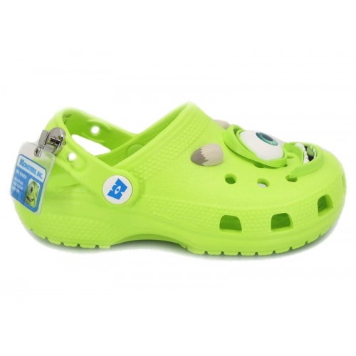 Crocs Classic Clog Monsters Inc. Mike Wazowski (Kids) - детская сетка размеров
