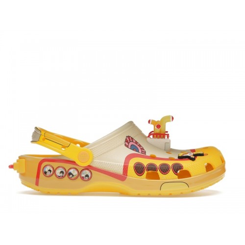 Crocs Classic Clog The Beatles Yellow Submarine - мужская сетка размеров