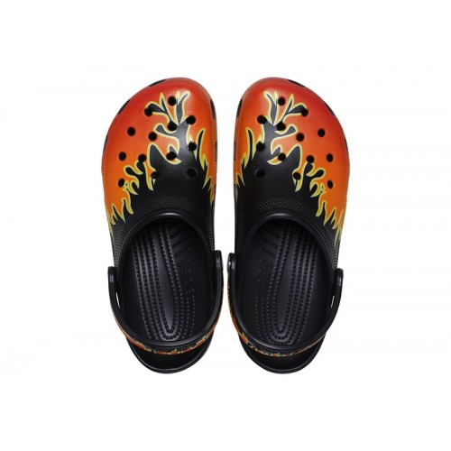 Crocs Classic Clog Flames - мужская сетка размеров