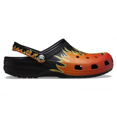 Crocs Classic Clog Flames - мужская сетка размеров
