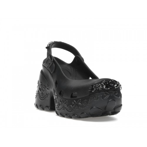 Crocs Ballerina Platform Clog Simone Rocha Black (W) - женская сетка размеров Crocs Ballerina Platform Clog Simone Rocha Black (W) - женская сетка размеров
