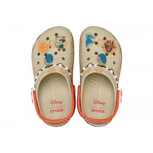 Crocs Classic Clog Disney Moana (Kids) - детская сетка размеров Crocs Classic Clog Disney Moana (Kids) - детская сетка размеров