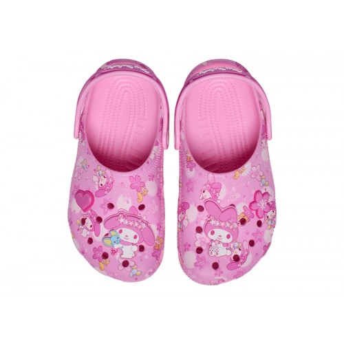 Crocs Classic Clog Sanrio My Melody 50th Anniversary (Kids) - детская сетка размеров