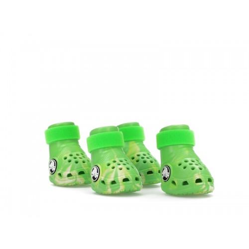 Crocs Pet Boots Green Slime - мужская сетка размеров