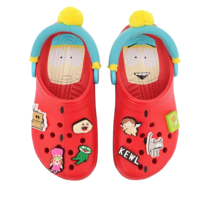 South Park x Crocs Classic Clog Cartman - мужская сетка размеров South Park x Crocs Classic Clog Cartman - мужская сетка размеров