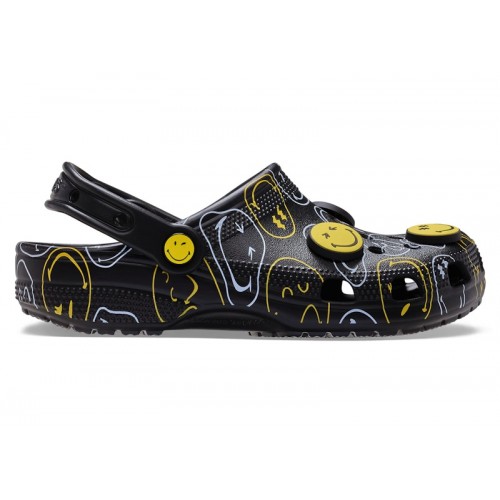 Crocs Classic Clog SmileyWorld - мужская сетка размеров Crocs Classic Clog SmileyWorld - мужская сетка размеров