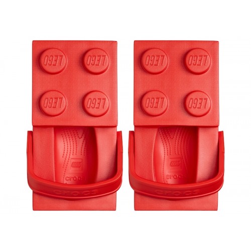 Crocs Brick Clog LEGO Red - мужская сетка размеров Crocs Brick Clog LEGO Red - мужская сетка размеров