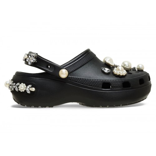 Crocs Classic Platform Clog Simone Rocha Black (W) - женская сетка размеров