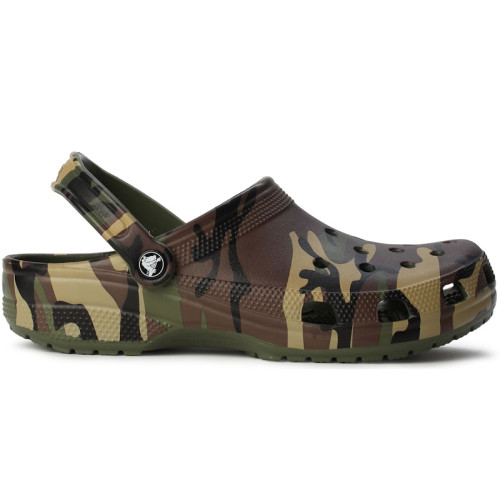 Crocs Classic Clog Camouflage Army Green Multi - мужская сетка размеров