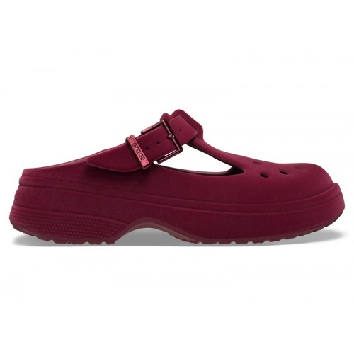 Crocs Classic Mary Jane Clog Velvet Beetroot - мужская сетка размеров