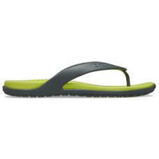 Crocs Coast Flip Slate Grey Citrus