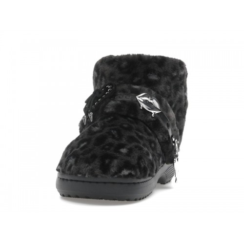 Crocs Classic Unfurgettable Boot Black Leopard - мужская сетка размеров Crocs Classic Unfurgettable Boot Black Leopard - мужская сетка размеров