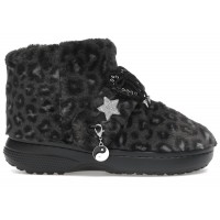 Crocs Classic Unfurgettable Boot Black Leopard