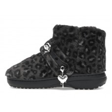 Crocs Classic Unfurgettable Boot Black Leopard