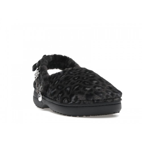 Crocs Classic Unfurgettable Clog Black Leopard - мужская сетка размеров