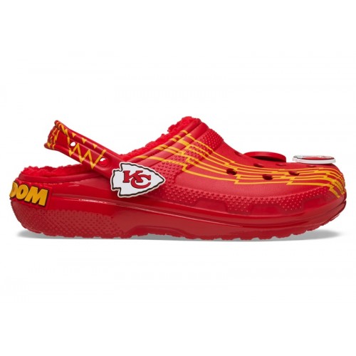 Crocs Classic Lined Clog NFL Kansas City Chiefs - мужская сетка размеров