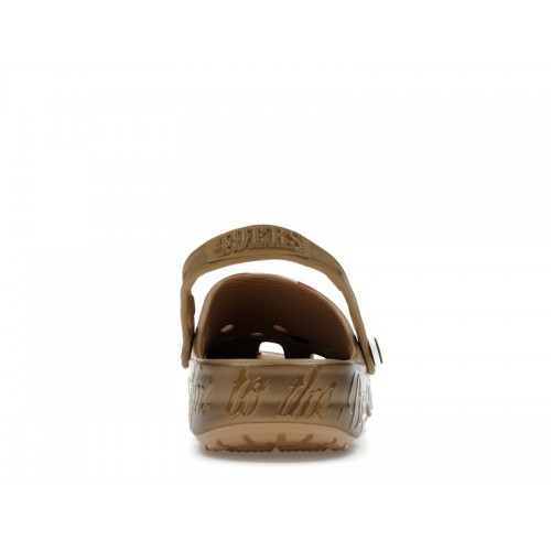 NFL x Crocs Classic Clog San Francisco 49ers - мужская сетка размеров
