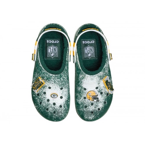 Crocs Classic Lined Clog NFL Green Bay Packers - мужская сетка размеров