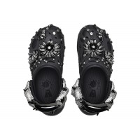 Женские Crocs Classic Bae Clog Swarovski Black (W)